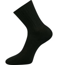 Unisex ponožky s voľným lemom - 3 páry Diarten Boma čierna