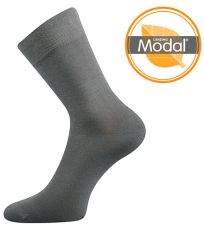 Unisex spoločenské ponožky - 3 páry Dypak Modal Lonka svetlo šedá