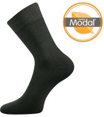 Unisex spoločenské ponožky - 3 páry Dypak Modal Lonka tmavo šedá