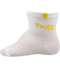Dojčenské priedušné ponožky - 3 páry Fredíček VoXX® mix A - biela