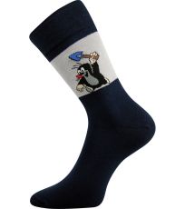 Pánske vzorované ponožky - 1-3 páry KR 111 Boma mix A