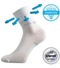 Pánske ponožky s voľným lemom Mission Medicine Voxx biela