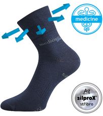 Pánske ponožky s voľným lemom Mission Medicine Voxx tmavo modrá