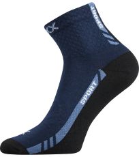 Unisex športové ponožky - 3 páry Pius VoXX® tmavo modrá