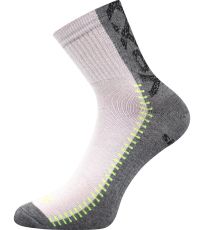 Pánske športové ponožky - 3 páry Revolt Voxx svetlo šedá