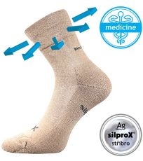 Unisex športové ponožky Enigma Medicine Voxx béžová