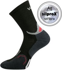 Unisex športové ponožky Actros silproX Voxx čierna