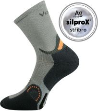 Unisex športové ponožky Actros silproX Voxx svetlo šedá