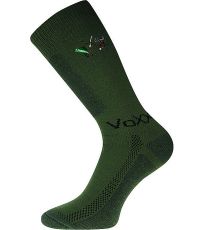 Pánske thermo ponožky Lander VoXX® tmavo zelená