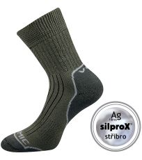 Unisex trekingové ponožky Zenith L+P Voxx tmavo zelená