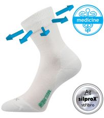 Unisex zdravotné ponožky Zeus zdrav. VoXX® biela