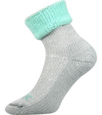 Dámske froté ponožky Quanta Voxx svetlo zelená