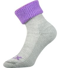 Dámske froté ponožky Quanta Voxx fialová