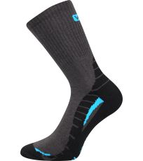 Unisex froté ponožky - 3 páry Trim Voxx tmavo šedá