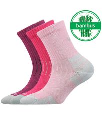 Detské bambusové ponožky - 3 páry Belkinik Voxx mix A - holka