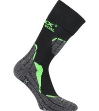 Unisex dvojvrstvové ponožky Dualix Voxx čierna