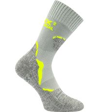 Unisex dvojvrstvové ponožky Dualix Voxx svetlo šedá