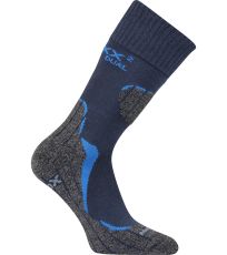 Unisex dvojvrstvové ponožky Dualix Voxx tmavo modrá