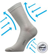 Dámske kompresné ponožky Kooper Lonka svetlo šedá