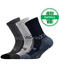 Detské ponožky s bambusom - 1-3 páry Bomberik Voxx mix B - chlapec
