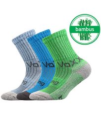 Detské ponožky s bambusom - 1-3 páry Bomberik VoXX® mix C - uni