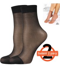 Silonové ponožky - 2 páry LADY 17 DEN Lady B