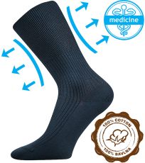 Unisex ponožky - 1 pár Zdravan Lonka tmavo modrá
