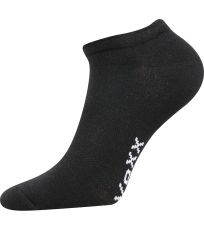 Unisex športové ponožky - 3 páry Rex 00 VoXX® čierna