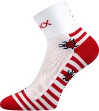 Unisex vzorované športové ponožky Ralf X Voxx lienky