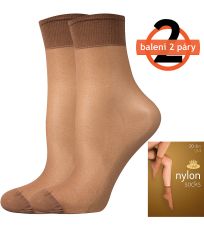 Silonové ponožky - 6x2 páry NYLON 20 DEN Lady B castoro