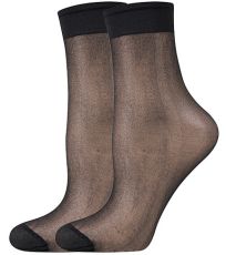 Silonové ponožky - 6 x 5 párov NYLON 20 DEN Lady B nero