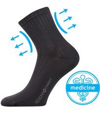 Unisex ponožky - 3 páry Demedik Lonka tmavo šedá