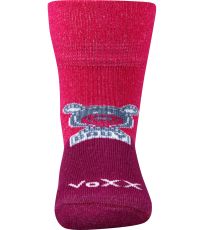 Dojčenské bambusové ponožky - 3 páry Sebík VoXX® mix A - holka