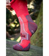 Unisex funkčné ponožky Granit Voxx červená