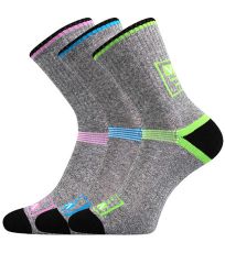 Dámske športové ponožky - 3 páry Spectra VoXX® mix