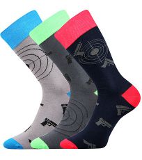 Pánske vzorované ponožky - 3 páry Wearel 007 Lonka