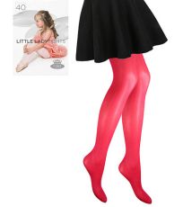 Silonové ponožky LITTLE LADY 40 DEN Lady B magenta