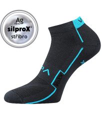 Unisex športové ponožky - 3 páry Kato Voxx tmavo šedá