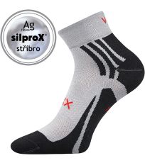 Pánske extra priedušné ponožky - 3 páry Abra VoXX® svetlo šedá