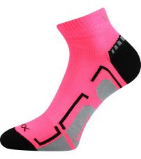 Unisex športové ponožky - 3 páry Flash Voxx neón ružová
