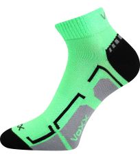 Unisex športové ponožky - 3 páry Flash Voxx neón zelená
