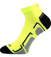 Unisex športové ponožky - 3 páry Flash VoXX® neón žltá