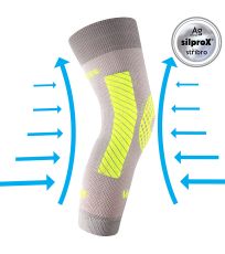 Unisex kompresný návlek na koleno - 1 ks Protect VoXX® biela