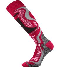 Unisex lyžiarske podkolienky Carving VoXX® magenta