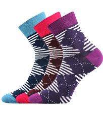 Dámske vzorované ponožky - 3 páry Ivana 45 Boma