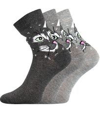 Dámske vzorované ponožky - 3 páry Xantipa 49 Boma