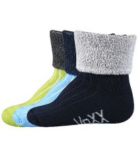 Dojčenské froté ponožky - 3 páry Lunik Voxx mix B - chlapec