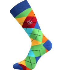 Pánske trendy ponožky - 3 páry Dikarus Lonka kocky