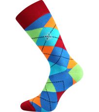 Pánske trendy ponožky - 3 páry Dikarus Lonka kocky