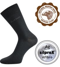 Unisex ponožky z merino vlny Dewool Lonka tmavo šedá